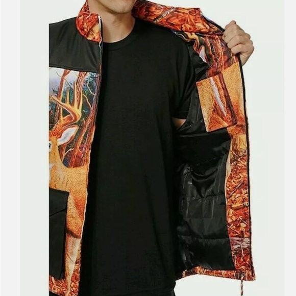 Neff Deer Bright Chalet Quilted Vest - Picture 4 of 8